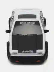 Кремовый радиоуправляемый гоночный JDM автомобиль, для дрифт-манёвров