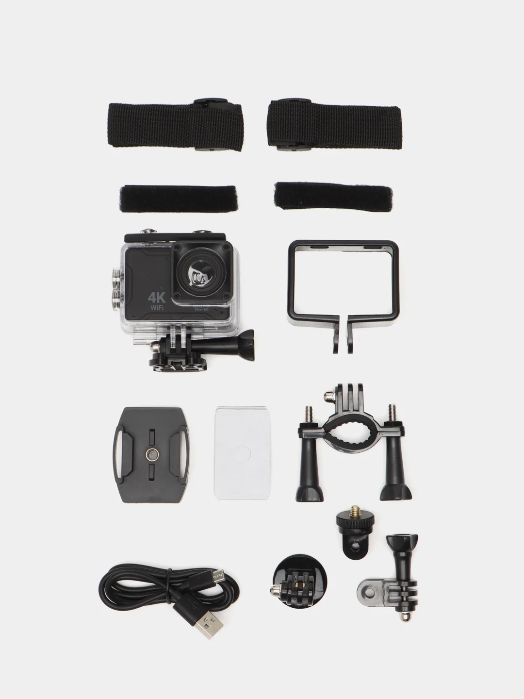 Экшн-камера Digma DiCam 80C 4K, WiFi, черный dc80c