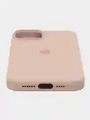 Бежевый чехол Silicone Case ( Чехол силиконовый ) для iPhone 15, 15 Pro, 15 Pro Max, 15 Plus