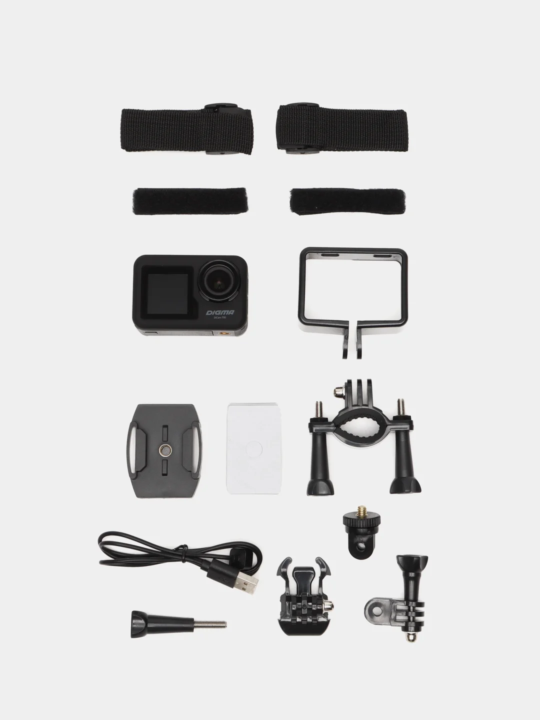 Экшн-камера Digma DiCam 790 4K, WiFi, черный dc790