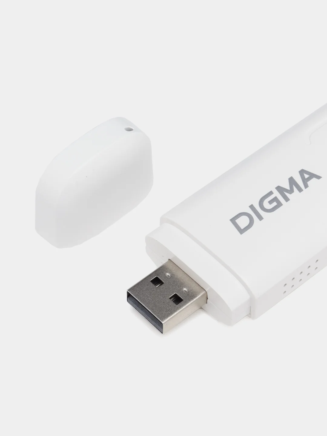 Модем Digma Dongle Wi-Fi DW1960 3G/4G, внешний, белый
