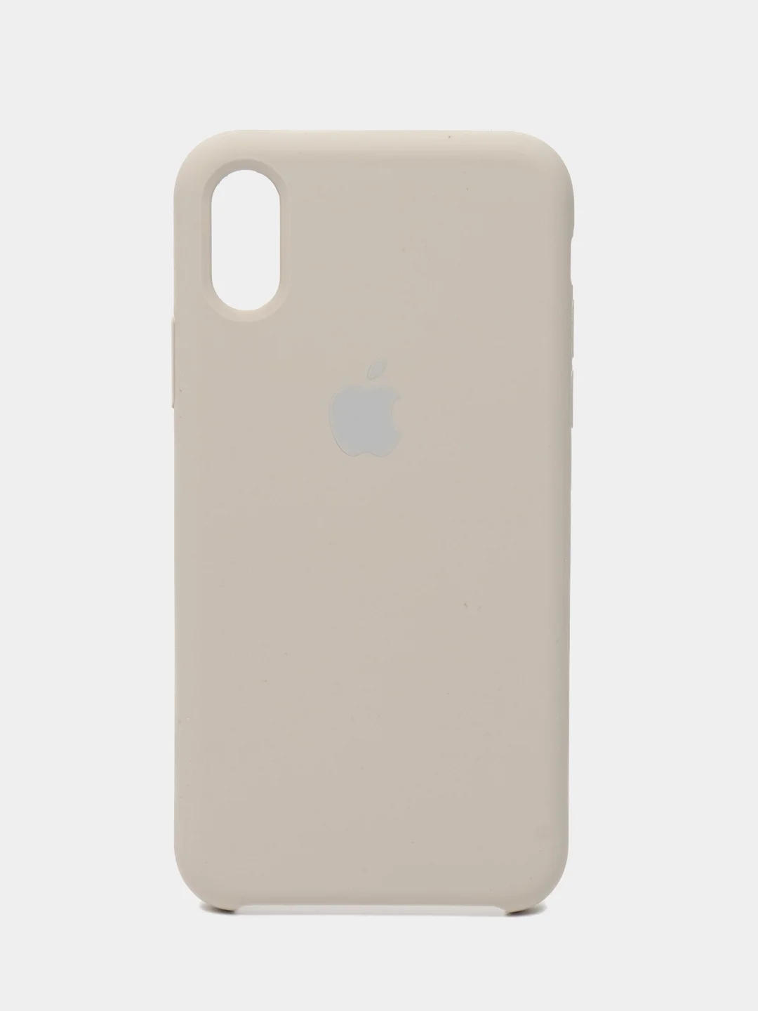 Бежевый чехол Silicone Case ( Чехол силиконовый ) для iPhone XS / XS MAX
