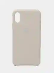 Бежевый чехол Silicone Case ( Чехол силиконовый ) для iPhone XS / XS MAX