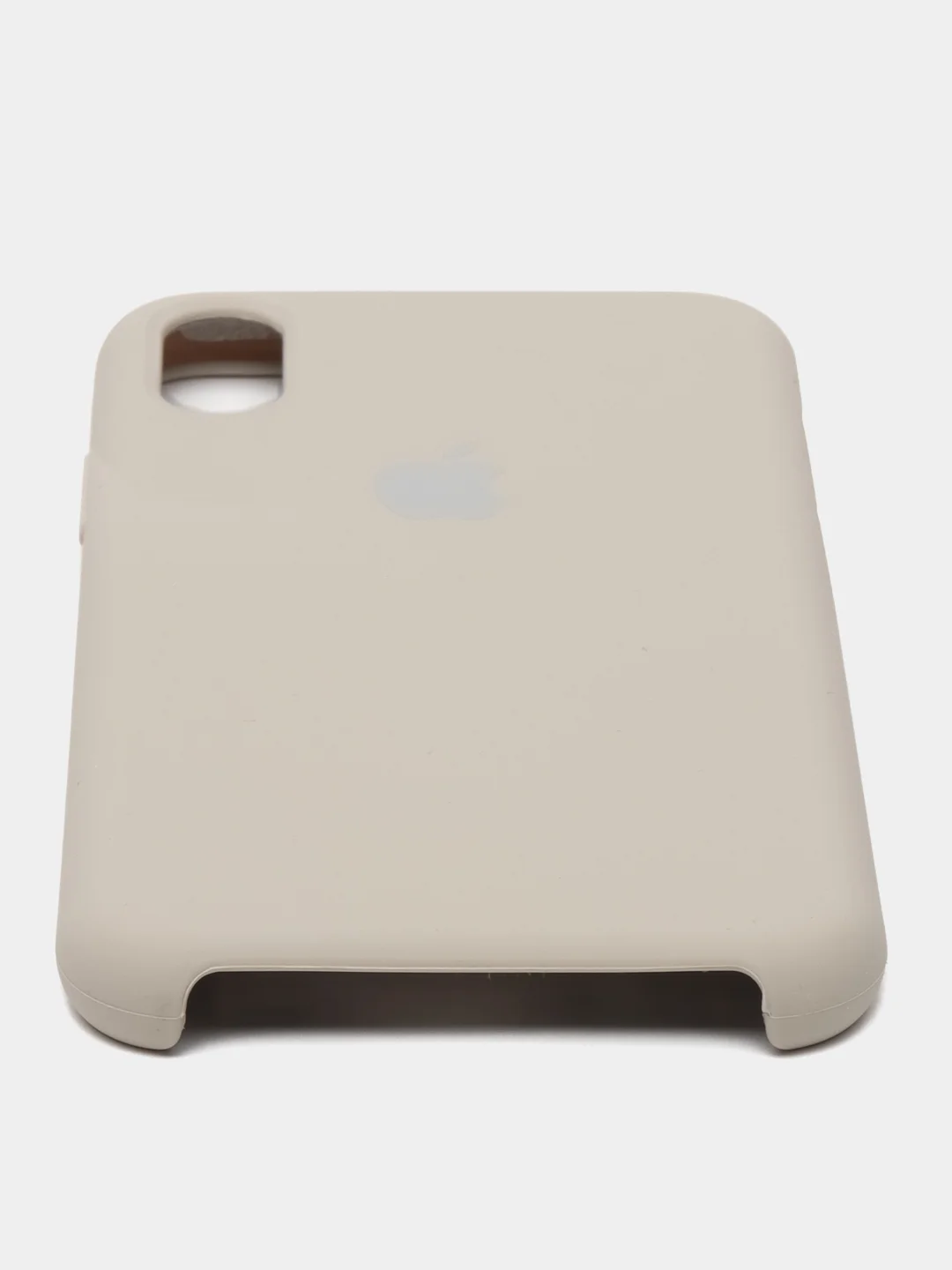 Бежевый чехол Silicone Case ( Чехол силиконовый ) для iPhone XS / XS MAX