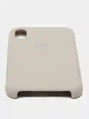Бежевый чехол Silicone Case ( Чехол силиконовый ) для iPhone XS / XS MAX