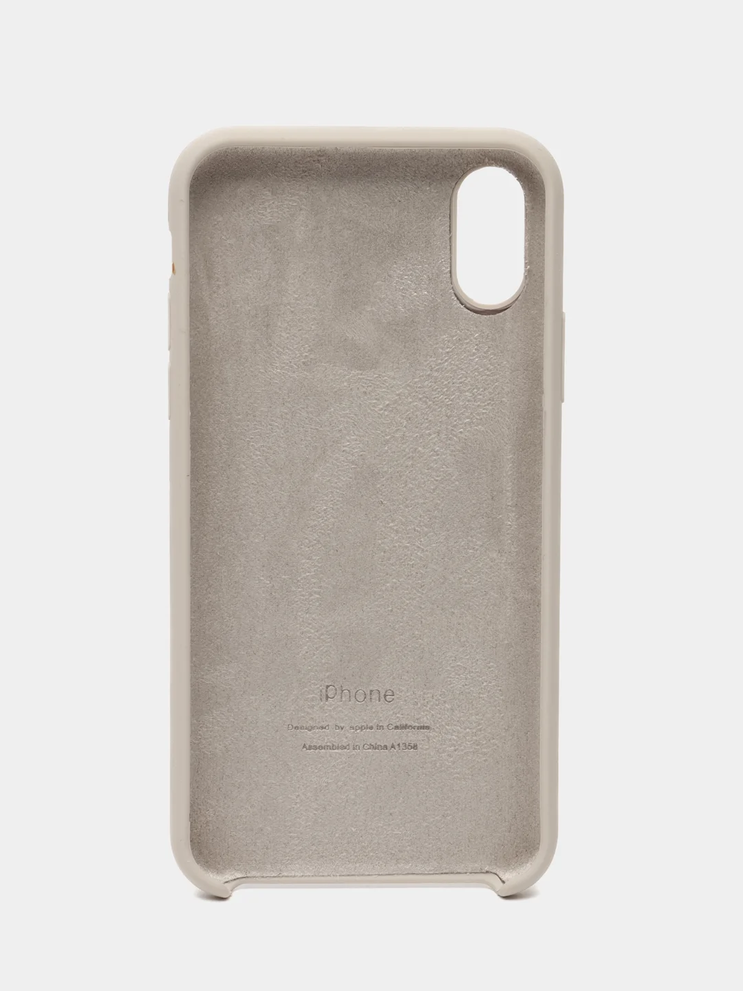 Бежевый чехол Silicone Case ( Чехол силиконовый ) для iPhone XS / XS MAX