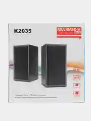 Колонки для компьютера Multimedia speaker K2035, черные