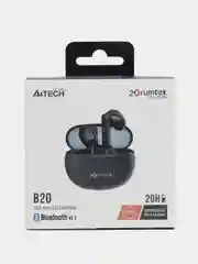 Наушники A4TECH 2Drumtek B20 TWS, Bluetooth, вкладыши, пепельно-серый, черный b20 ash grey