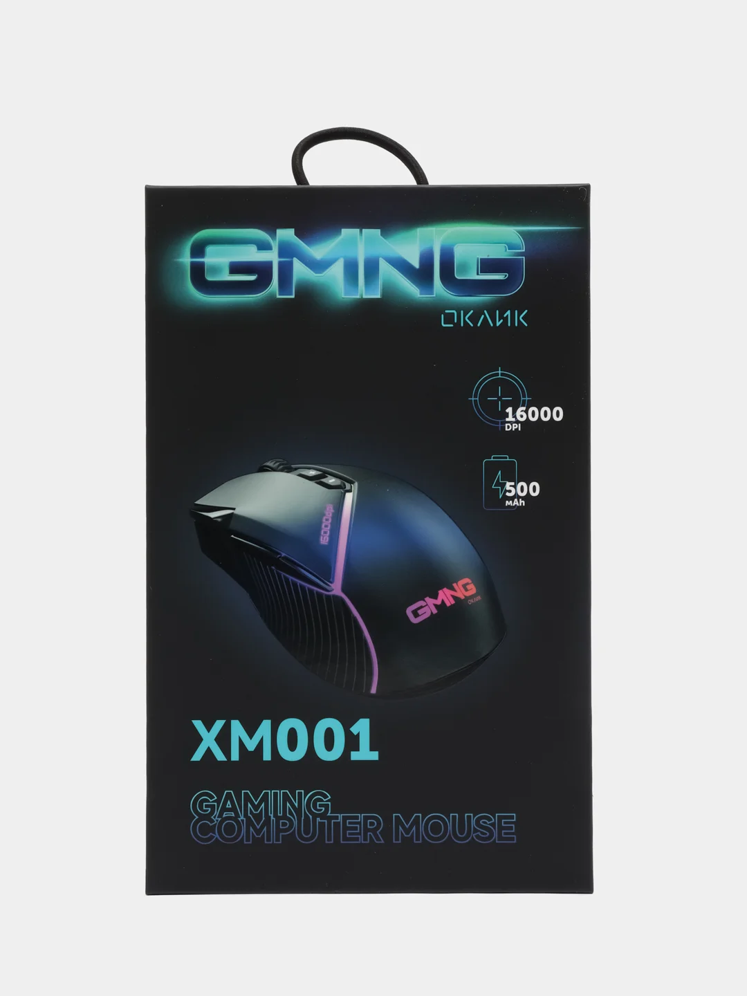 Мышь GMNG XM001, игровая, оптическая, беспроводная, черная, USB