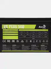 Блок питания Aerocool VX PLUS 500W, 500 Вт, 120 мм, черный