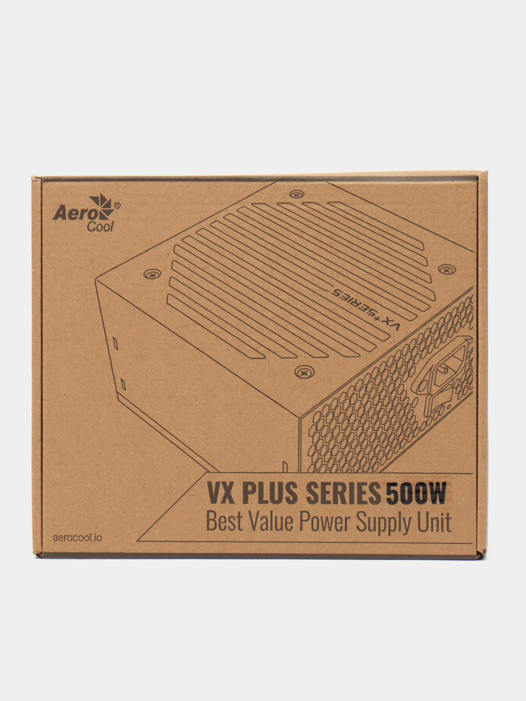 Блок питания Aerocool VX PLUS 500W, 500 Вт, 120 мм, черный