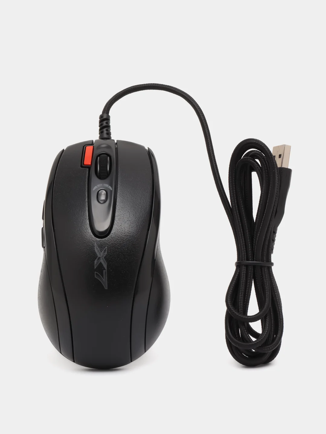 Мышь игровая A4TECH XL-750BK, лазерная, проводная, USB, черная