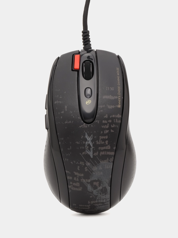 Мышь игровая A4TECH V-Track F5, оптическая, проводная, USB, с рисунком, черная