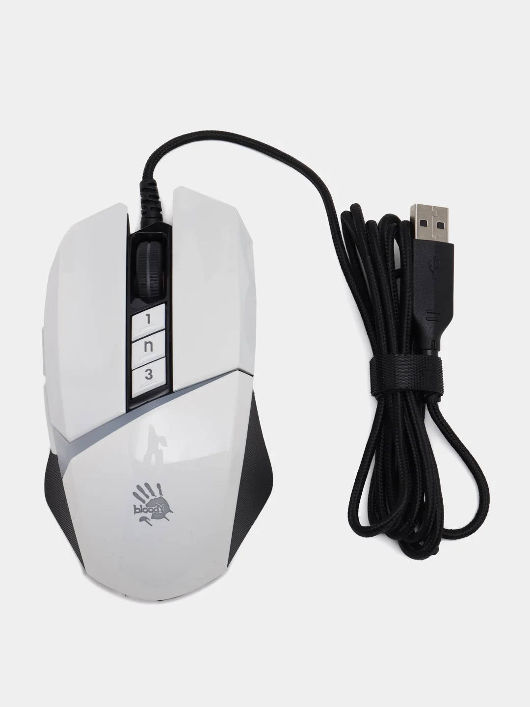 Мышь A4TECH Bloody W60 Max, игровая, оптическая, проводная, USB, w60 max, белая