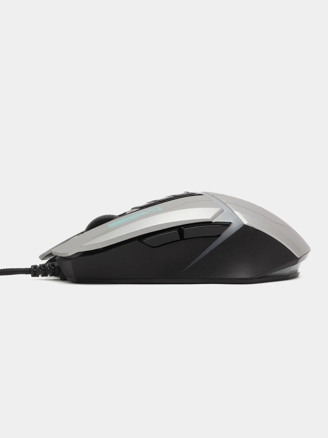 Мышь A4TECH Bloody W60 Max Gun, игровая, оптическая, проводная, USB, серая с черным