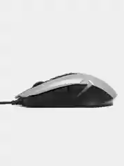 Мышь A4TECH Bloody W60 Max Gun, игровая, оптическая, проводная, USB, серая с черным