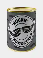 Белый мужские носки в банке, 25 видов