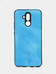 Голубой чехол с бархатной текстурой для Huawei Mate 20 Lite