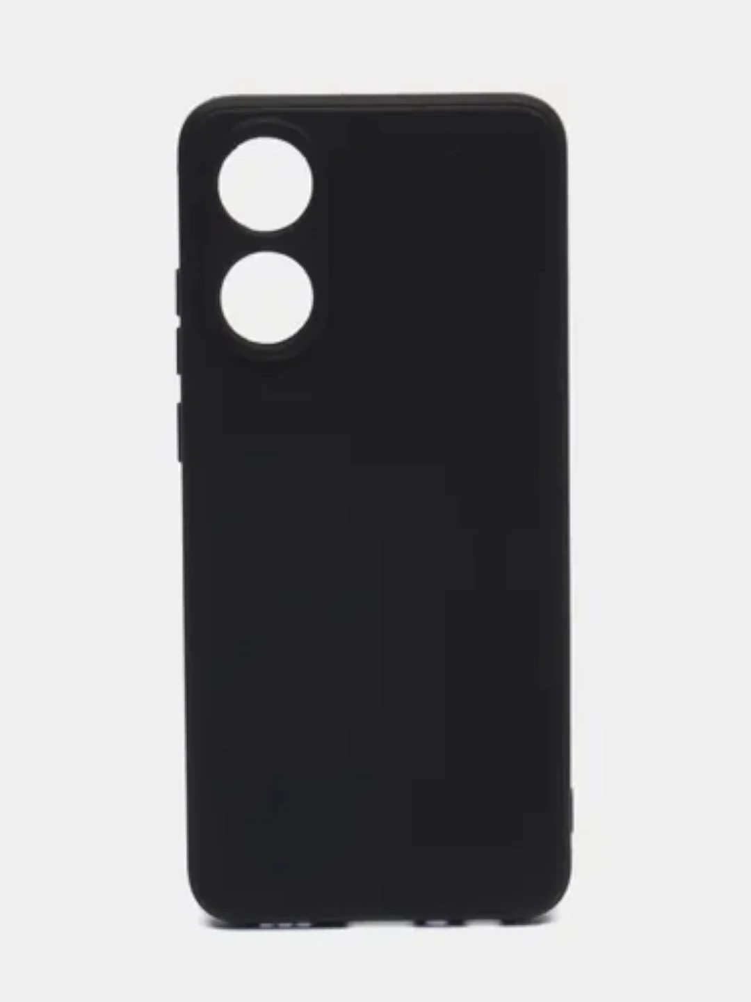 Чехол Oppo A78 / Оппо А78, черный, силиконовый