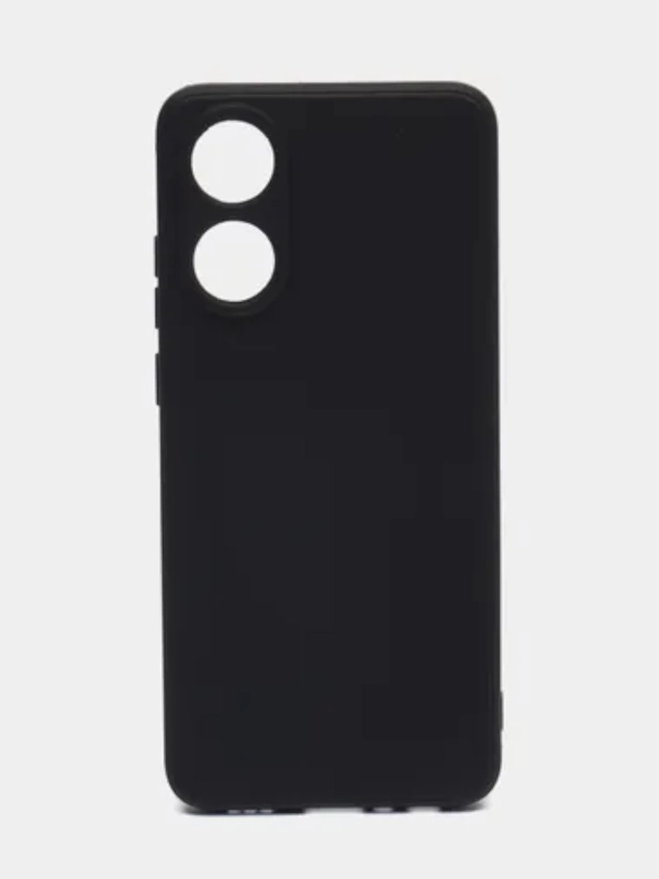 Чехол Oppo A78 / Оппо А78, черный, силиконовый