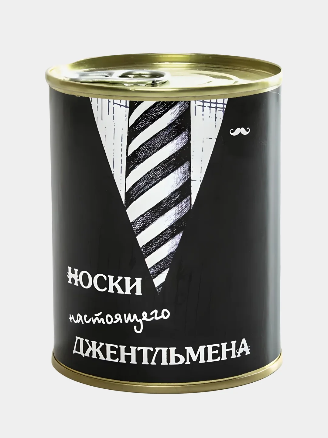 Черный мужские носки в банке, 25 видов