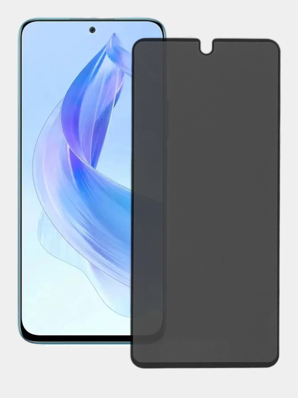 Защитное стекло антишпион для Honor 90 Lite (Хонор 90 Лайт)