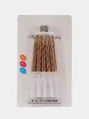 Карамельный свечи для торта, 10 штук