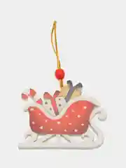 Аметистовый новогодняя ёлочная игрушка из дерева / подвеска - украшение на ёлку / Новый год