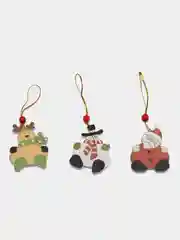 Шоколадный новогодняя ёлочная игрушка из дерева / подвеска - украшение на ёлку / Новый год