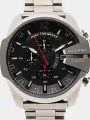 Серебряный наручные часы Diesel DZ4318