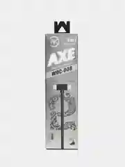 Белый кабель WK WDC-008 Axe, 2 в 1, с разъемами, Micro USB-Lightning