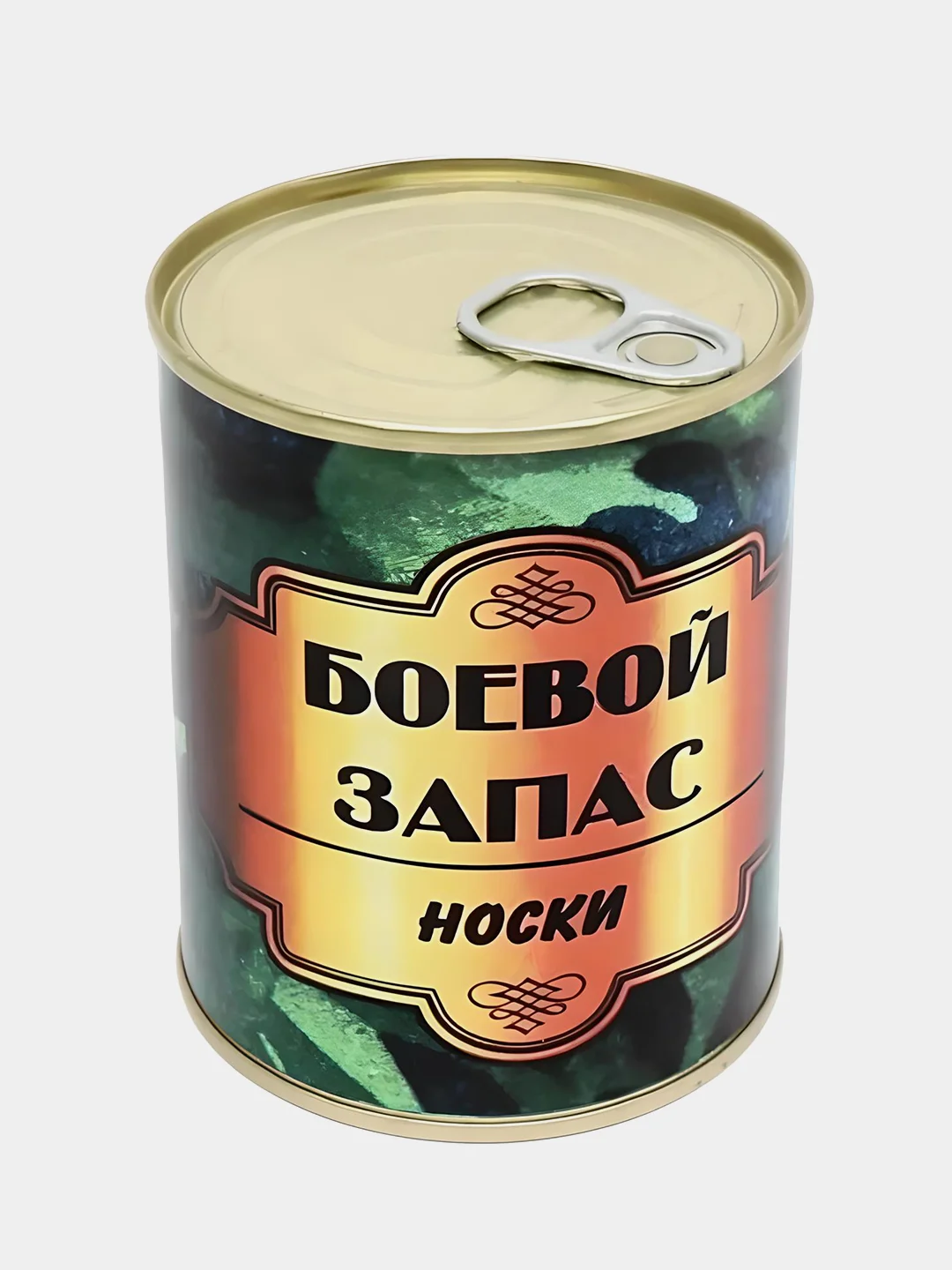Хаки носки в банке, мужские и женские, подарок на новый год