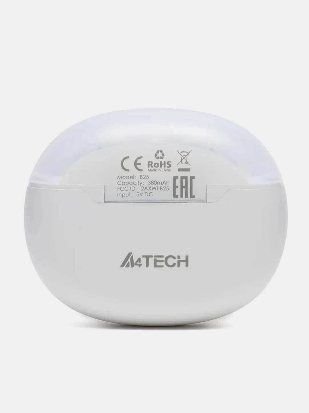 Наушники вкладыши Bluetooth A4TECH 2Drumtek B25 TWS, белый