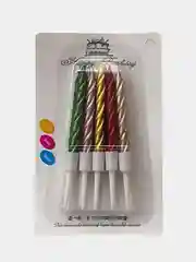 Коралловый меланж набор свечей для торта / свечи 10шт