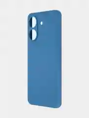 Синий чехол для Poco C65, Xiaomi Redmi 13C матовый/прозрачный BROSCORP силиконовый, защита камер