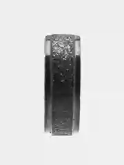 Черный серьга-кольцо из хирургической стали, пирсинг, 1 штука