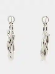 Серьги женские "Кольца-конго", бижутерия