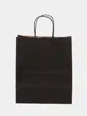 Пакет подарочный крафт, с надписью, 28*24*14