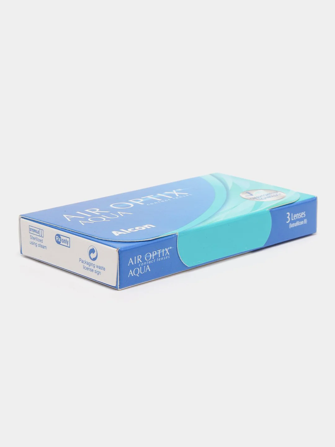 Контактные линзы Air Optix Aqua, 3pk (+3.00) - (-8.00) / BC 8.6