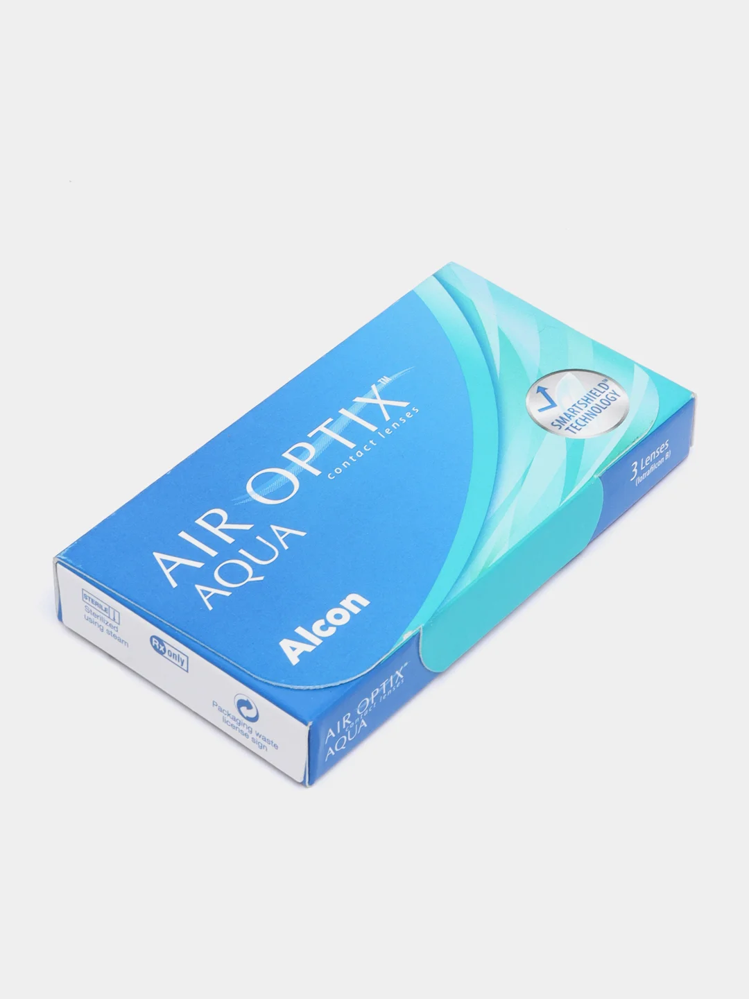 Контактные линзы Air Optix Aqua, 3pk (+3.00) - (-8.00) / BC 8.6
