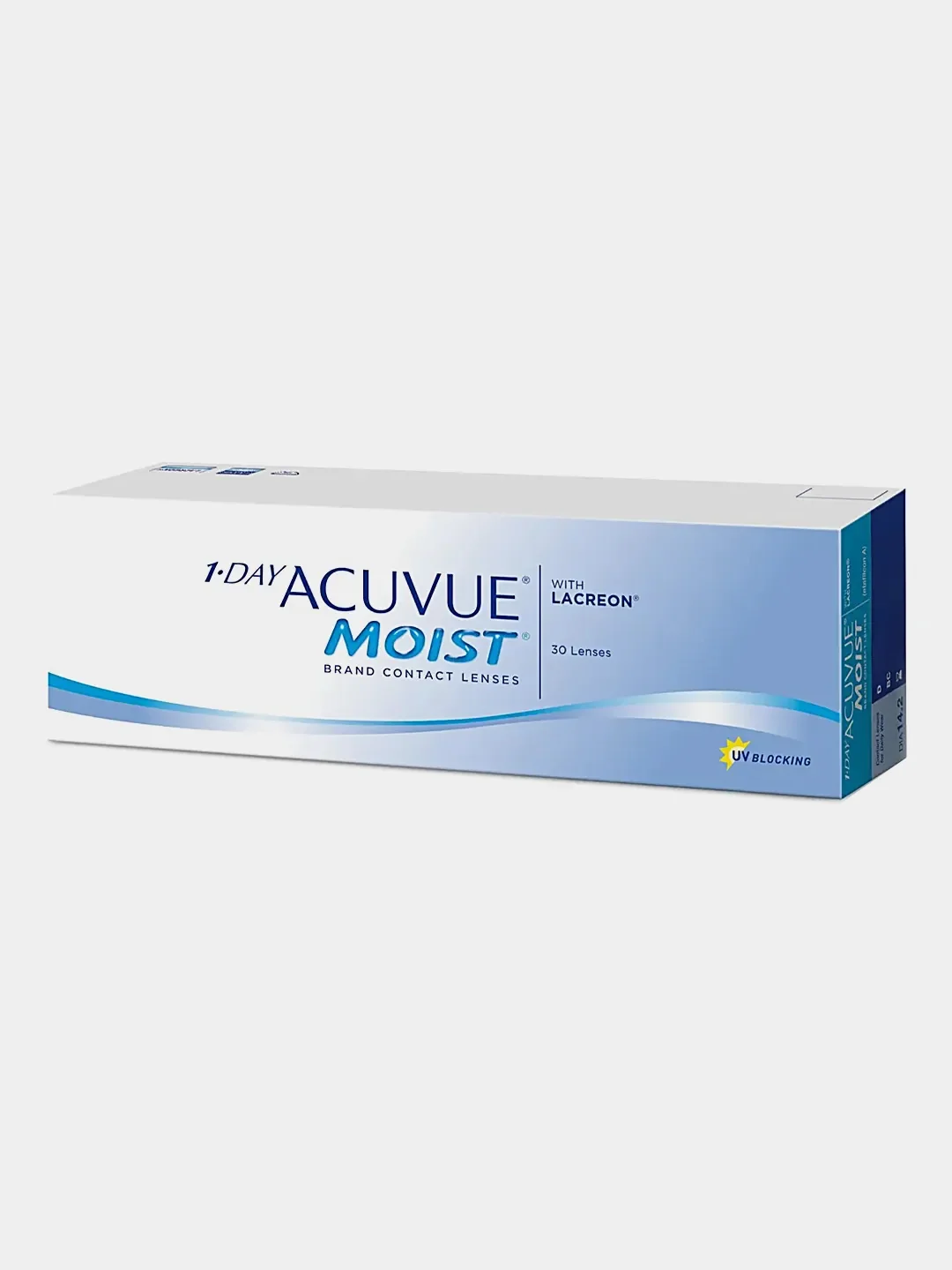 Контактные линзы 1-Day Acuvue Moist, 30pk (+3.00) - (-6.00) / BC 8.5