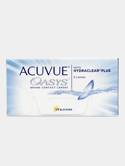 Контактные линзы Acuvue Oasys, 6pk  (-0.50) - (-10.00) / BC 8.8
