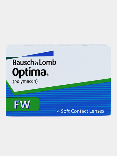 Контактные линзы Bausch + Lomb Optima FW, 4pk (-0.50) - (-10.00) / BC 8.7