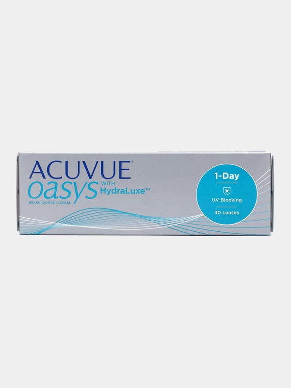 Контактные линзы 1-DAY Acuvue Oasys with HYDRALUXE, 30pk  (-0.50) - (-8.00) / BC 9.0