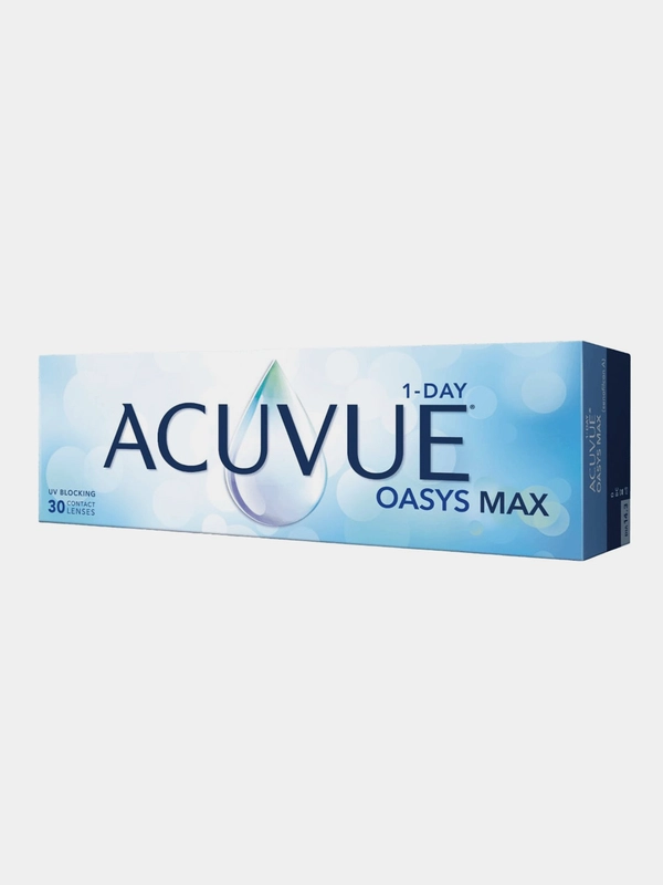 Контактные линзы 1-Day Acuvue Oasys MAX, 30pk  (-0.50) - (-8.00) / BC 8.5 - 9.0