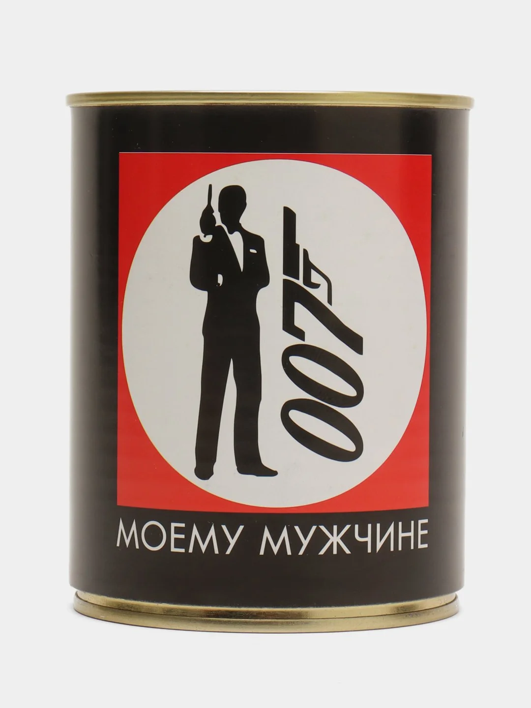 Черный носки в подарочной банке