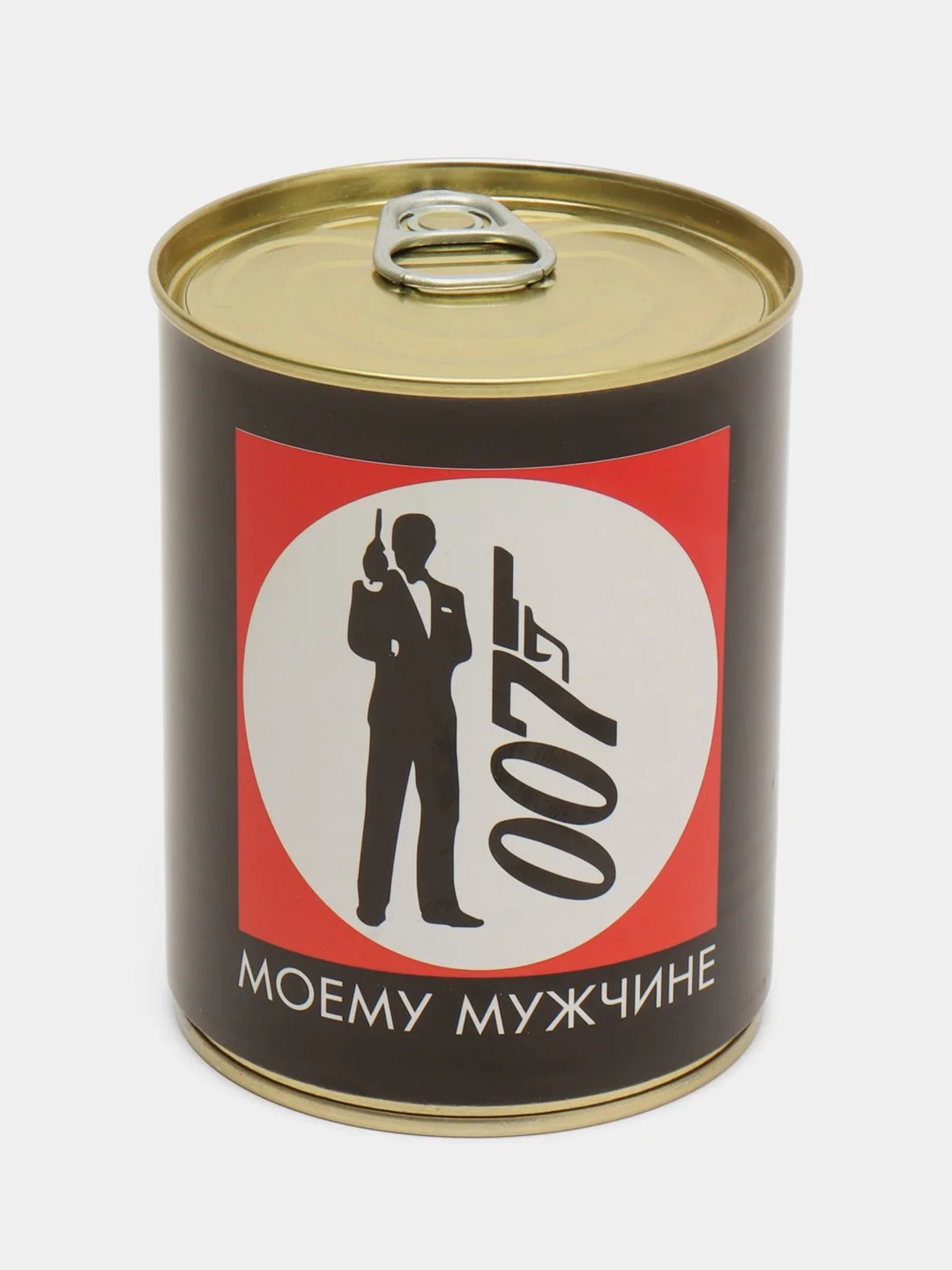 Черный носки в подарочной банке