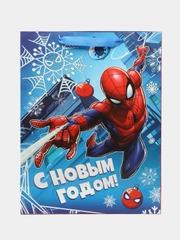 Новогодний подарочный пакет "Человек паук" (Spider man)
