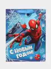 Новогодний подарочный пакет "Человек паук" (Spider man)