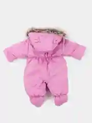 Бордовый комбинезон для новорождённых, зимний, с капюшоном